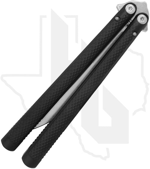 Flytanium Talisong Z FLY-0824 - Scimitar, Black, Stonewashed