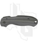 Flytanium Para 3 Lotus Scales FLY-1019BL - Black Linen Micarta