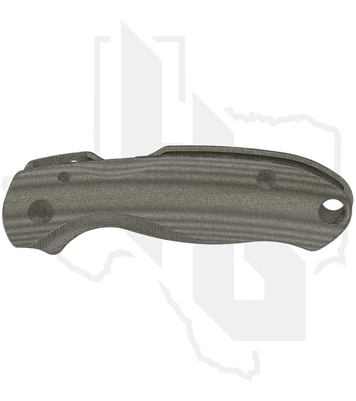 Flytanium Para 3 Lotus Scales FLY-1019GL - Green Linen Micarta