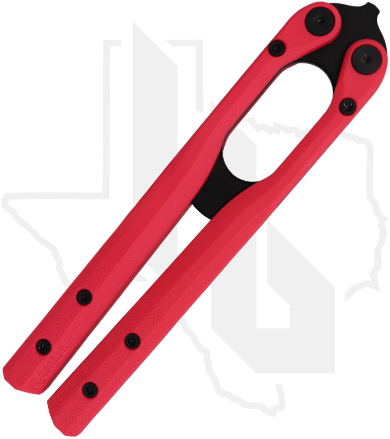 Flytanium U.F.O. Unidentified Flipping Object FLY-1260LR - Lava Red, Black Coated