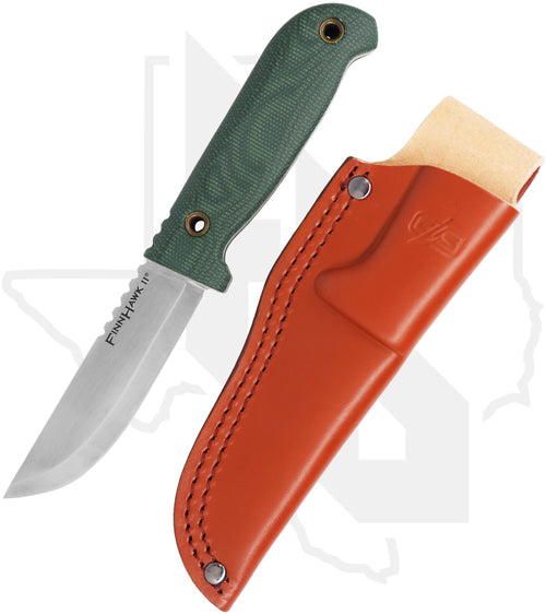Cold Steel Finn Hawk II FX-40FHK - Green Canvas Micarta, Satin