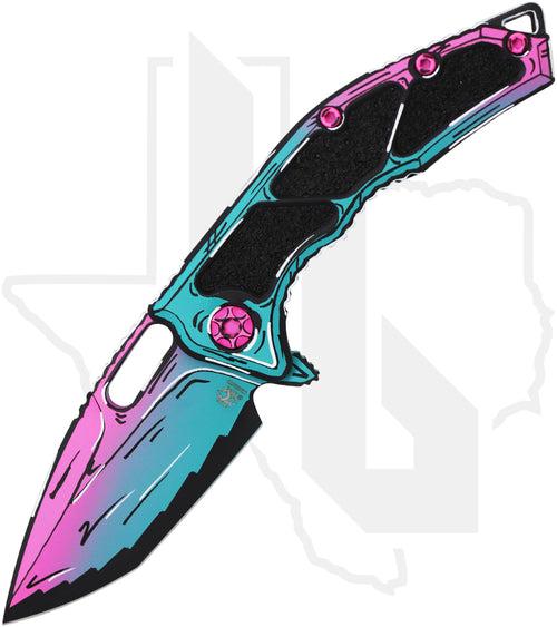 Heretic Knives Medusa Manual H009-CS-MV - Miami Vice Cel Shading