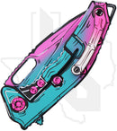 Heretic Knives Medusa Manual H009-CS-MV - Miami Vice Cel Shading