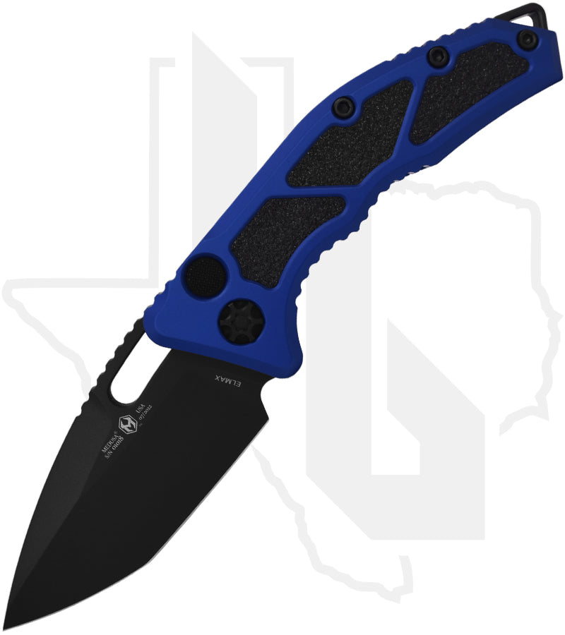 Heretic Knives Medusa Auto H011-4A-BLU - Blue Aluminum, Black Cerakote
