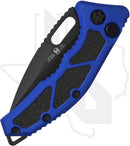 Heretic Knives Medusa Auto H011-4A-BLU - Blue Aluminum, Black Cerakote
