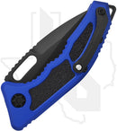 Heretic Knives Medusa Auto H011-4A-BLU - Blue Aluminum, Black Cerakote