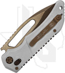 Heretic Knives Koschei H061-7A-BLZ - Blizzardworn Aluminum, Bronze