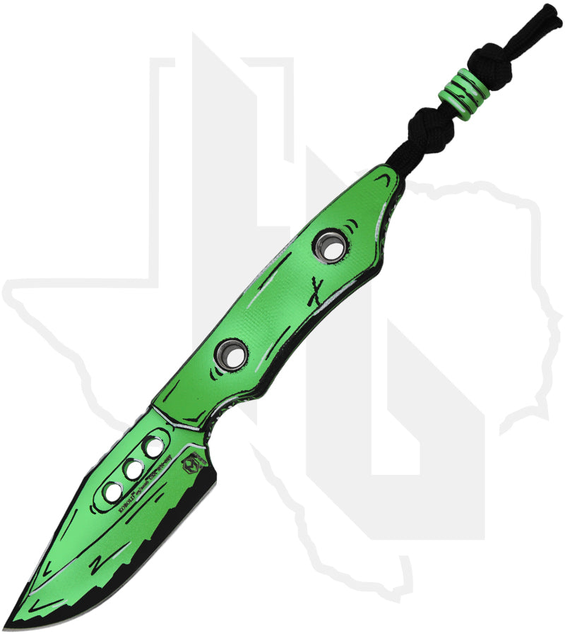 Heretic Knives Kobold H065-CS-TX - Toxic Green Cel Shading