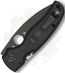 Spyderco Shaman C229GPBK - Black, Black G-10