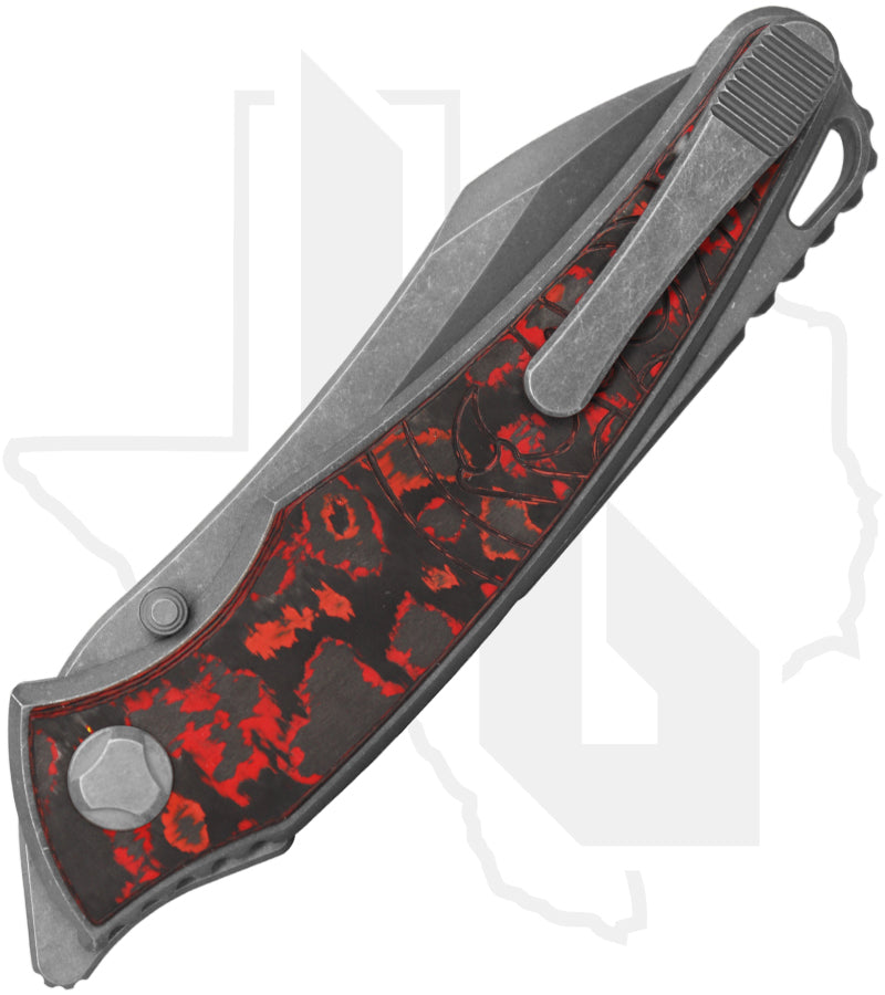 Hawk Designs Talon HT-LF - Lava Flow Inlay, Titanium