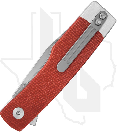 Finch Knife Co. Hatfield HT404 - Canyon Red Micarta
