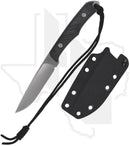 Chris Reeve Knives Inyoni INY-1000 - Stonewashed Drop Point, Black Canvas Micarta