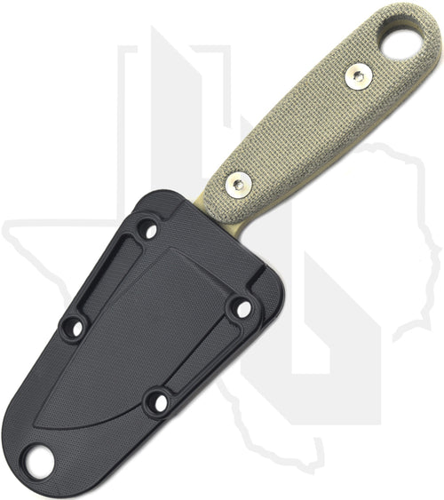 ESEE Knives Izula-II IZULA-II-DT-KIT - Tan Micarta, Desert Tan Powder Coat