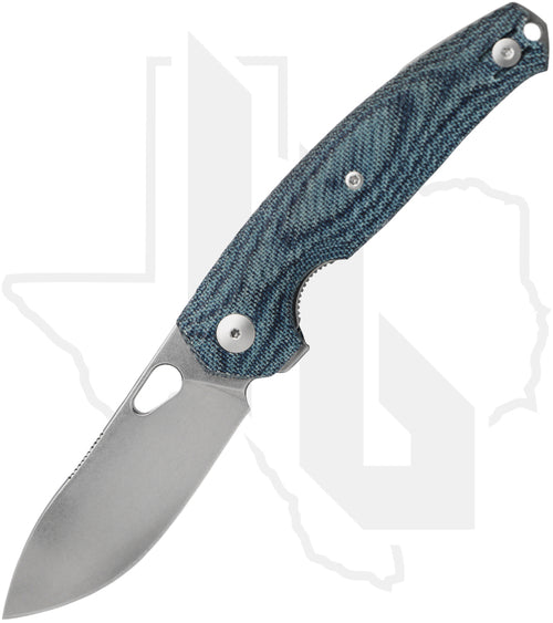 GiantMouse ACE Jagt JAGT-DENIM - Stonewashed, Denim Micarta