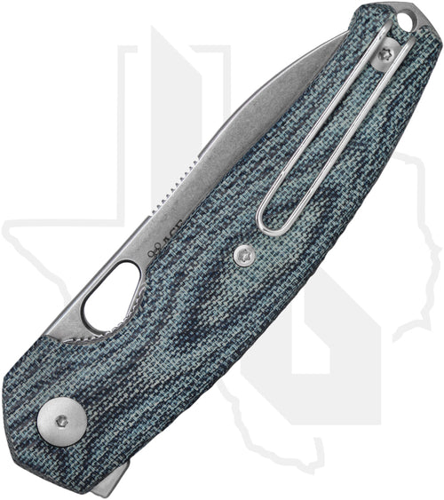 GiantMouse ACE Jagt JAGT-DENIM - Stonewashed, Denim Micarta
