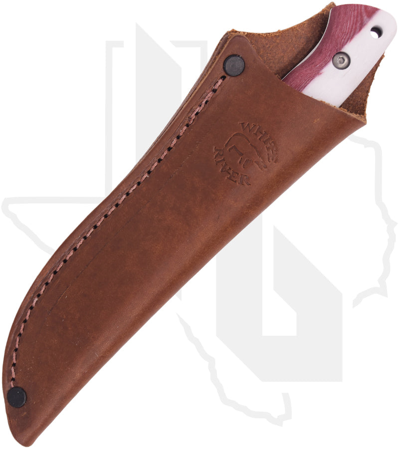 White River Knife & Tool Jason Fry Utility Hunter - Texas Flag Micarta