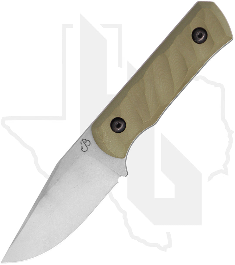 Bilgewater Blades Jack Rabbit JR-CRW-OD-TXT - OD Green G-10, Textured