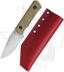 Bilgewater Blades Jack Rabbit JR-CRW-OD-TXT - OD Green G-10, Textured
