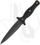 RMJ Tactical Raider Dagger K-RDP-GB-BK - Black G-10, Graphite Black Cerakote