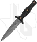 RMJ Tactical Raider Dagger K-RDP-TU-BK - Black G-10, Tungsten Cerakote