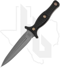 RMJ Tactical Raider Dagger K-RDP-TU-BK - Black G-10, Tungsten Cerakote