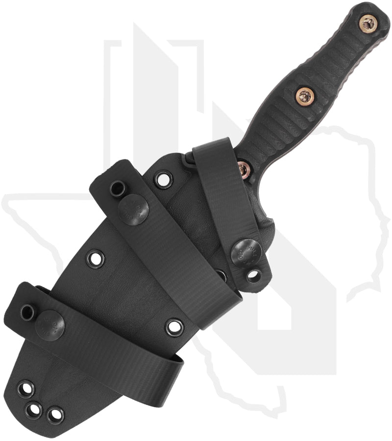 RMJ Tactical Raider Dagger K-RDP-TU-BK - Black G-10, Tungsten Cerakote