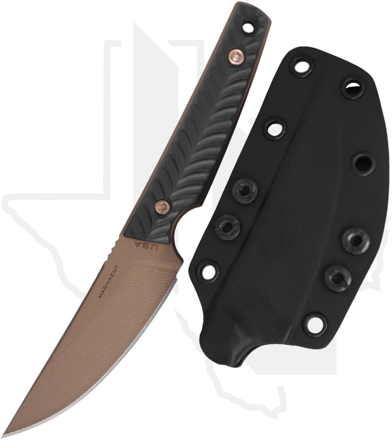 RMJ Tactical Unmei K-UN-MC-MB-BK - Black G-10, Midnight Bronze Cerakote
