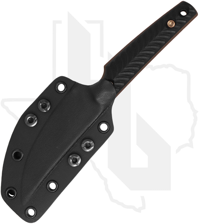 RMJ Tactical Unmei K-UN-MC-MB-BK - Black G-10, Midnight Bronze Cerakote