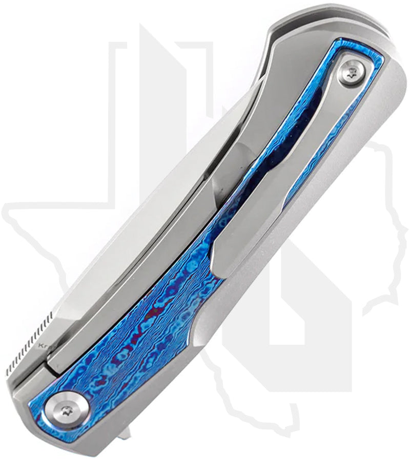 Kansept Kratos K1024A3 - Titanium, Timascus Inlay, Satin