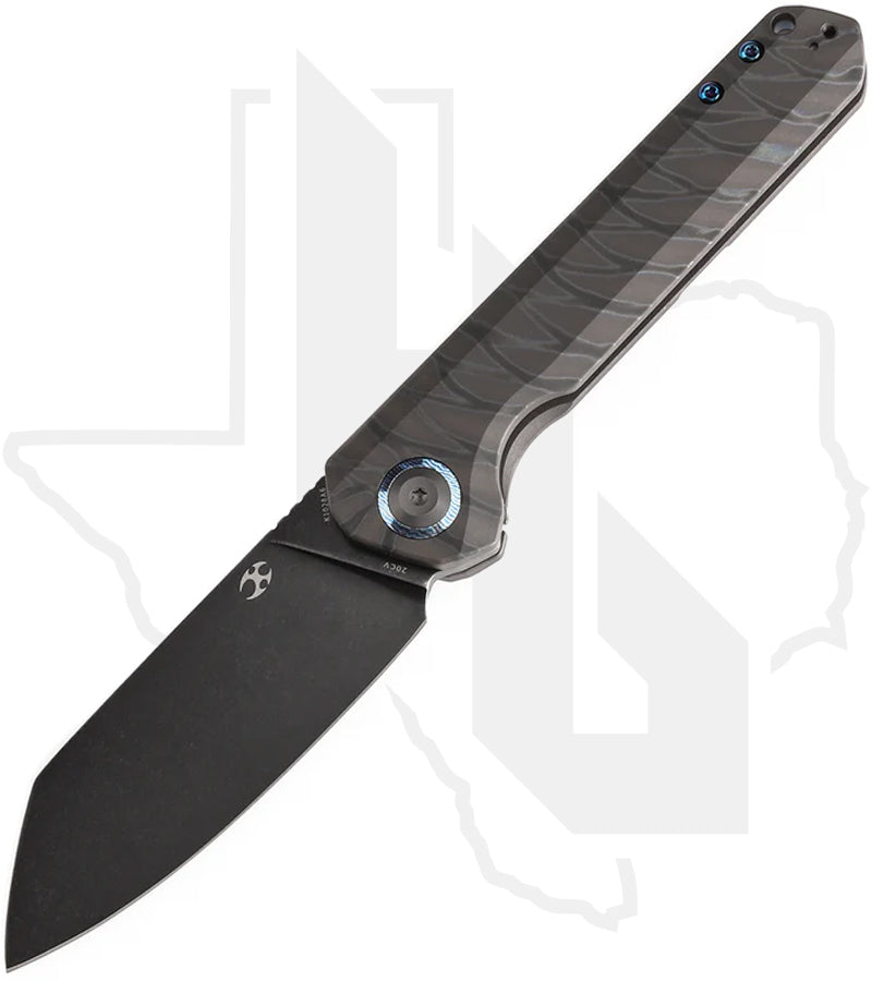 Kansept Bulldozer K1028A6 - Tiger Stripe Flamed Titanium, Blackwashed