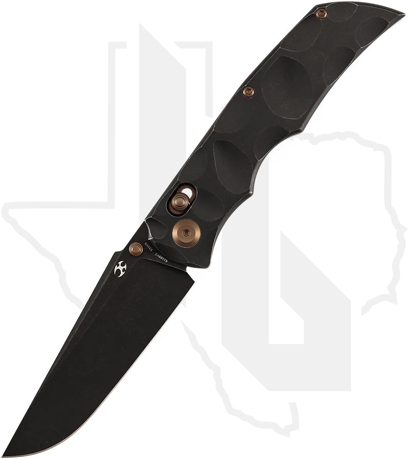 Kansept SIF K1100V3 - Blackwashed Titanium, Dimples, Blackwashed