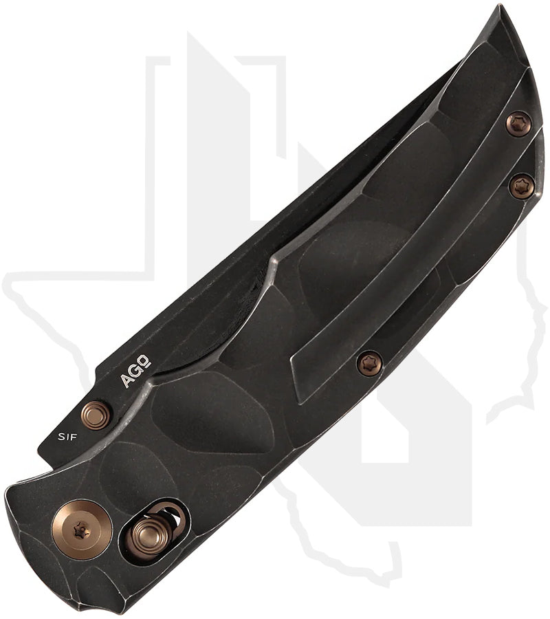 Kansept SIF K1100V3 - Blackwashed Titanium, Dimples, Blackwashed