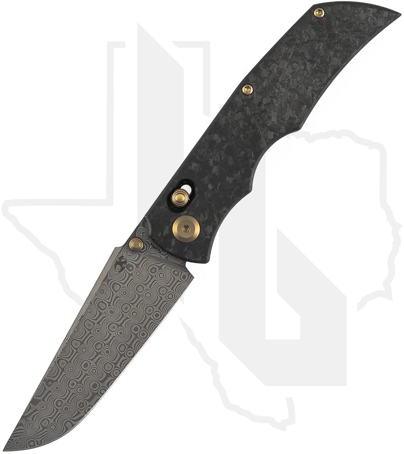 Kansept SIF K1100V4 - Shredded Carbon Fiber, Damascus