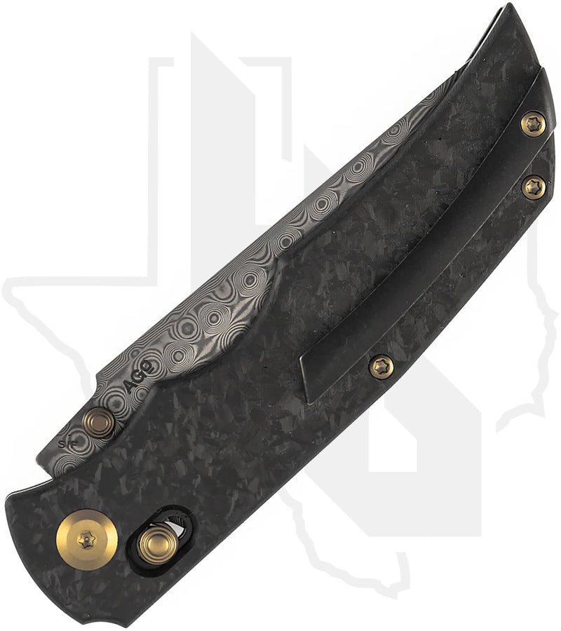 Kansept SIF K1100V4 - Shredded Carbon Fiber, Damascus