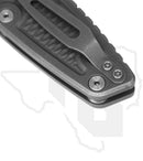 Hinderer Knives Eklipse Auto Full Ti - Spear Point, Working Finish (Pre-Owned)