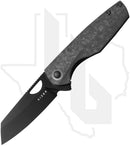 Kizer Sparrow KI3628A2 - Titanium, Marbled Carbon Fiber, Black PVD