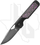 Kizer Militaw KI3634A2 - Titanium, Purple Haze Fatcarbon Inlays, DLC