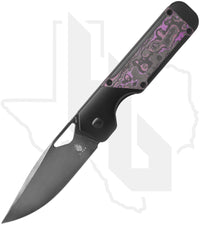 Kizer Militaw KI3634A2 - Titanium, Purple Haze Fatcarbon Inlays, DLC