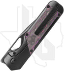 Kizer Militaw KI3634A2 - Titanium, Purple Haze Fatcarbon Inlays, DLC