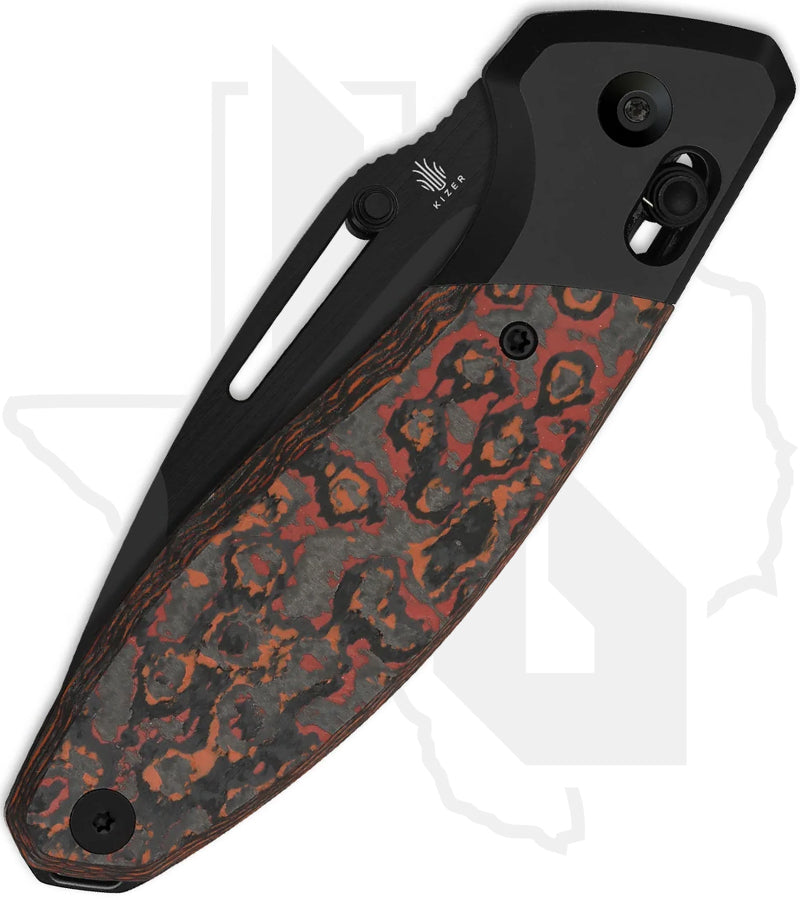 Kizer Bulli KI3695A3 - Titanium, Mars Valley Fatcarbon, Stonewashed/Flat Brushed Matte DLC