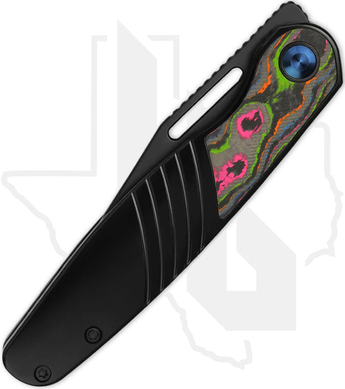 Kizer Raze KI3720A1 - Titanium, 80's CamoCarbon Inlays, DLC