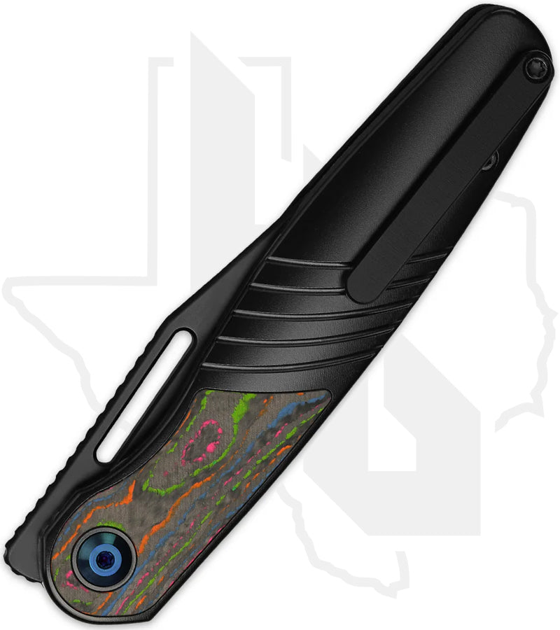Kizer Raze KI3720A1 - Titanium, 80's CamoCarbon Inlays, DLC