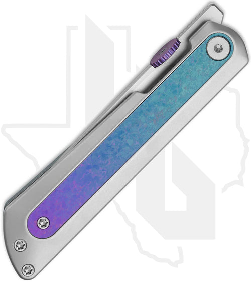 Kizer Quoll KI3733A2 - Titanium, Crystallized Titanium Inlays, Stonewashed