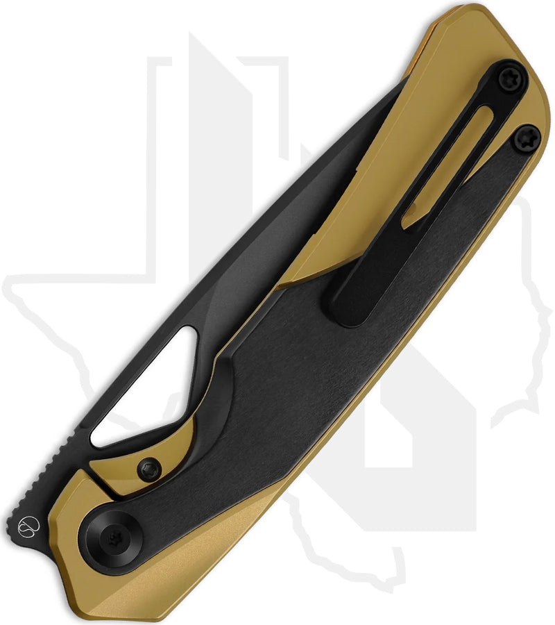 Kizer Topsail KI3735A3 - Titanium, Zirconium Inlays, Matte DLC