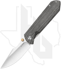 Kizer Harpoon Fold KI4784A2 - Titanium, Black Norplex UltreX Micarta, Satin