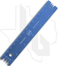 KNAFS Titanium Ruler + Angle Finder 00018 - Blue