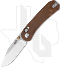 KNAFS Lander 3 KNAFS-00392 - Brown Paper Micarta, Satin