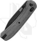KNAFS Lander 2 KNAFS-00407 - Black Micarta, Blackwashed