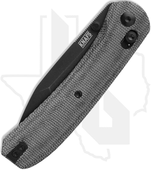 KNAFS Lander 2 KNAFS-00407 - Black Micarta, Blackwashed