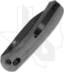KNAFS Lander 2 KNAFS-00407 - Black Micarta, Blackwashed